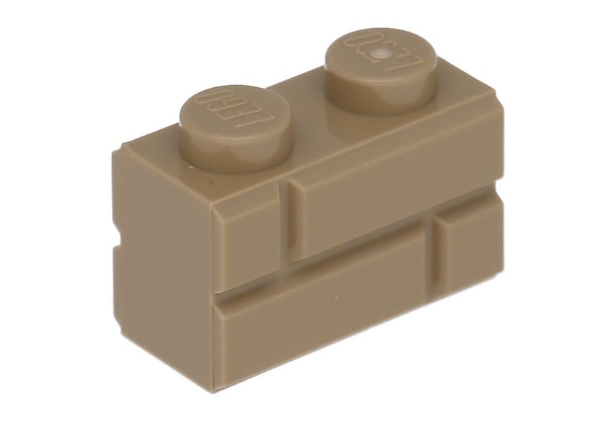 LEGO® 100x LEGO Mauersteine 1x2, dunkles Beige Spielbausteine günstig online kaufen