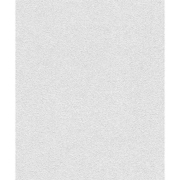 Rasch Vliestapete Wallton 173116 Uni Weiß 10,05 mx0,53 m günstig online kaufen