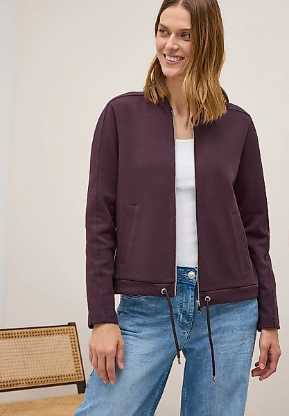 Cecil Sweatjacke, Sweat Blouson mit Tunnelzug und Stehkragen günstig online kaufen