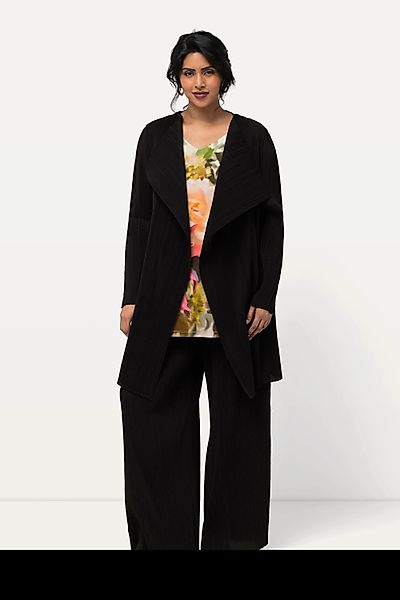 Ulla Popken Sommerjacke Plissee-Jacke offene Form günstig online kaufen