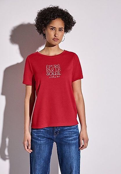 STREET ONE T-Shirt, im angenehmen Materialmix günstig online kaufen