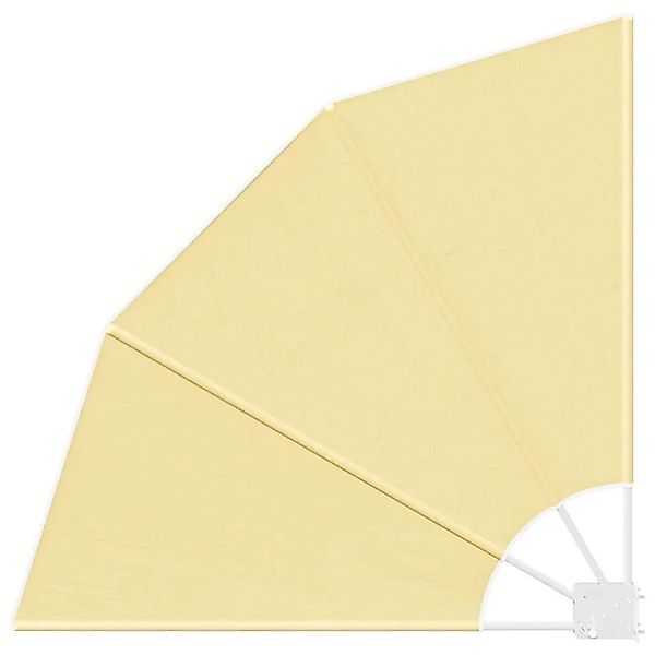 vidaXL Balkon Sichtschutz Sand 115 x 115 cm Polyester 42000911 günstig online kaufen