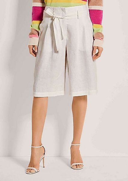 MADELEINE Shorts Kurzgröße: Highwaist-Bermudas aus Leinen günstig online kaufen