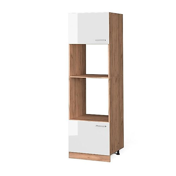 Vicco Mikrowellenschrank R-Line Küchenregal für die Mikrowelle Weiß Hochgla günstig online kaufen