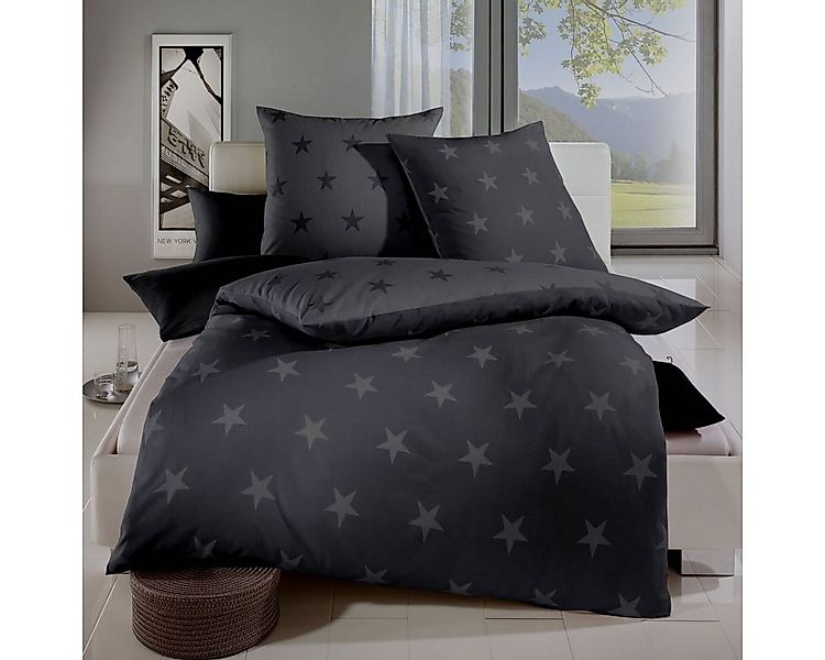 Kaeppel Bettwäsche Biber Stars in vers. Größen zur Auswahl Design Sterne an günstig online kaufen
