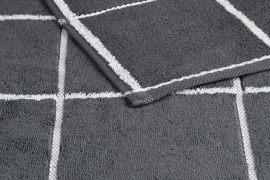 ROSS Handtuch Uni, Frottier (1-St), Überkaro günstig online kaufen
