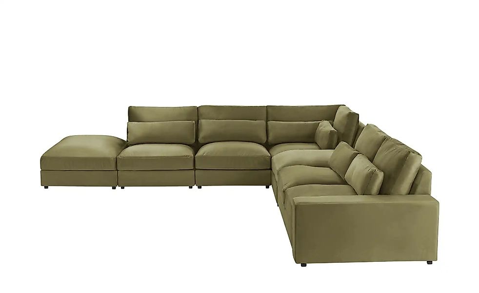 Ecksofa  Branna ¦ grün ¦ Maße (cm): B: 412 H: 88 T: 386.0 Polstermöbel > So günstig online kaufen