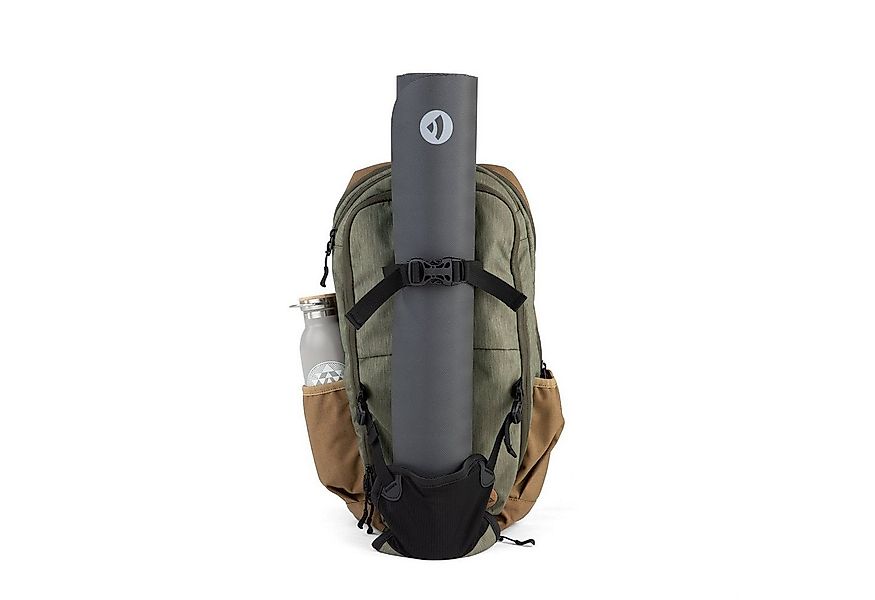 bodhi Yogatasche Yoga Rucksack YOGI DAYPACK, grün-braun günstig online kaufen