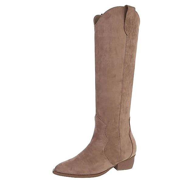 Ital-Design Stilvolle Stiefeletten mit Verzierung für Damen Westernstiefel günstig online kaufen