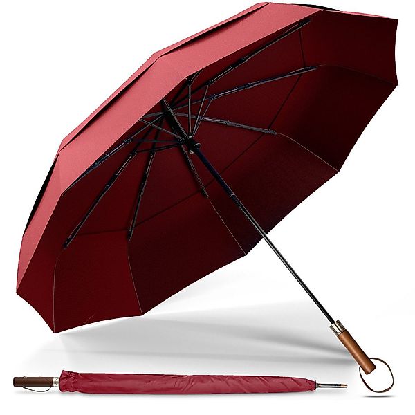 Logan & Barnes Taschenregenschirm Amsterdam, Sturmfest günstig online kaufen