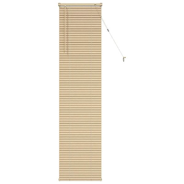 vidaXL Venetianer Jalousie Hellbraun mit Muster 213 x 60 cm PVC 42003773 günstig online kaufen