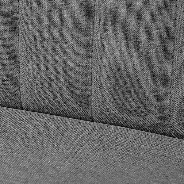 Sofa Stoff 117 X 55,5 X 77 Cm Hellgrau günstig online kaufen