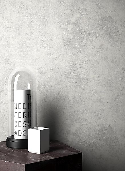 Newroom Vliestapete, Grau Tapete Leicht Glänzend günstig online kaufen