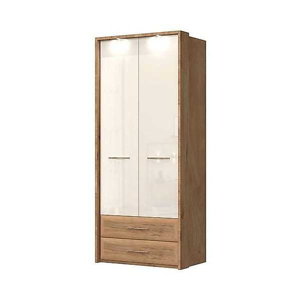 Home affaire Kleiderschrank »Gala, beige hochglänzend UV lackiert, kratzfes günstig online kaufen
