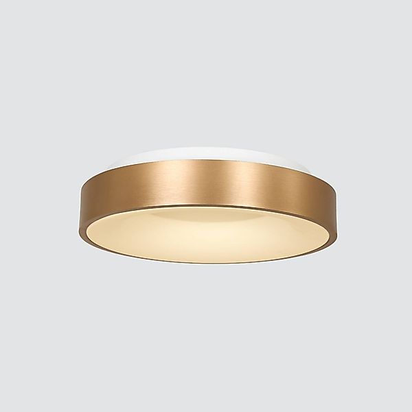 LED-Deckenleuchte Ringlede, 2.700 K, Ø 38 cm, gold, Metall günstig online kaufen