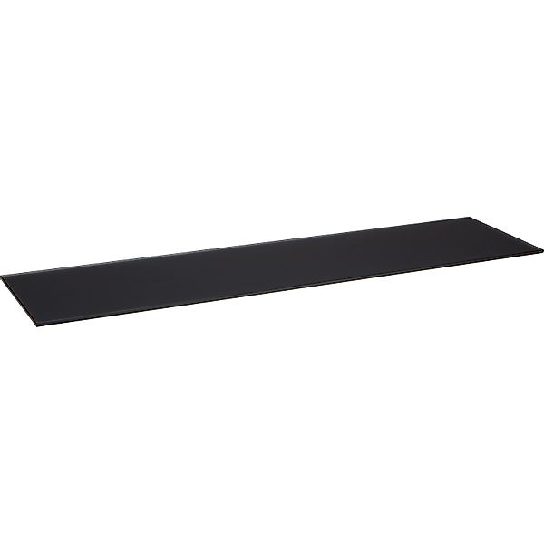 Glasregal Bransley 0,6 cm x 80 cm x 20 cm Schwarz günstig online kaufen