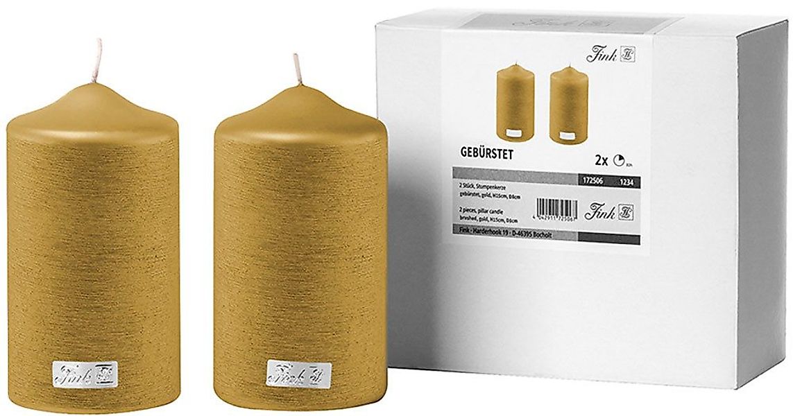 Fink Stumpenkerze CANDLE (Set, 2-tlg) günstig online kaufen