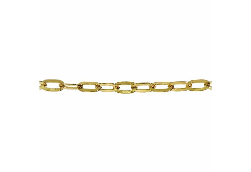 trendor Kette ohne Anhänger Damen-585 Gold / 14 Karat Flach1,1 mm breit günstig online kaufen
