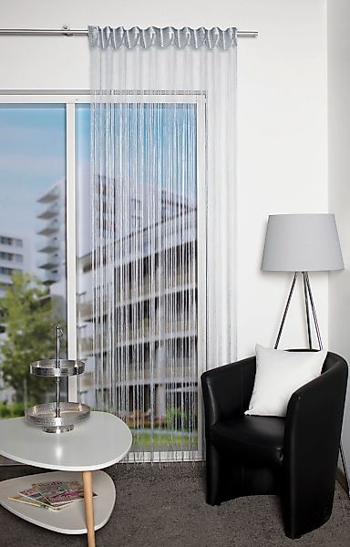 HOME WOHNIDEEN Fadenvorhang "SIMINO" Multifunktionsband 1 Stk. tlg. Fadenst günstig online kaufen