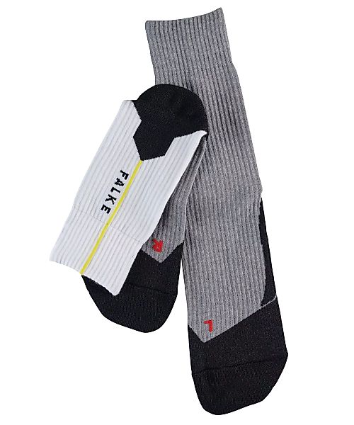 FALKE TE2 Thread Herren Tennis Socken, 46-48, Grau, AnderesMuster, Baumwoll günstig online kaufen