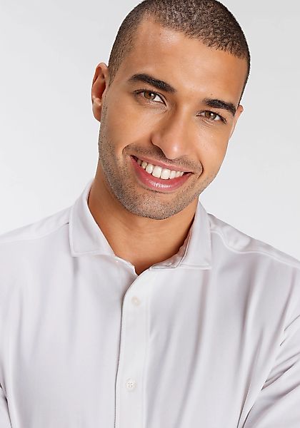 Bruno Banani Langarmhemd Jersey Hemd komfortabel günstig online kaufen