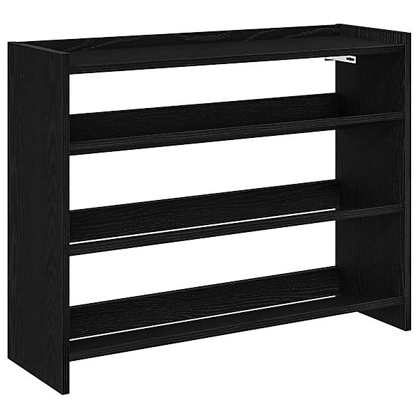 vidaXL Schuhregal Schwarz 80x25x62 cm Holzwerkstoff 859915 günstig online kaufen