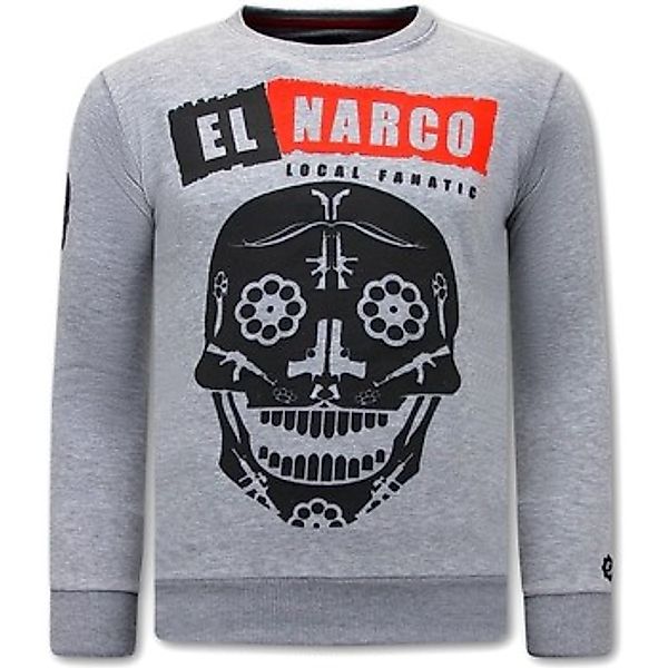 Local Fanatic  Sweatshirt El Narco Totenkopf günstig online kaufen
