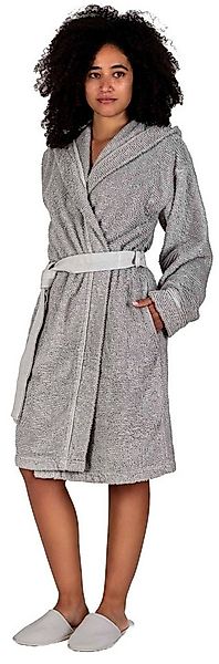 Sorema Damenbademantel, Baumwolle, Kapuze, Gürtel, mit Kapuze günstig online kaufen