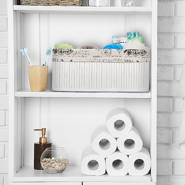 relaxdays Aufbewahrungskorb 2 x Aufbewahrungskorb Bambus günstig online kaufen