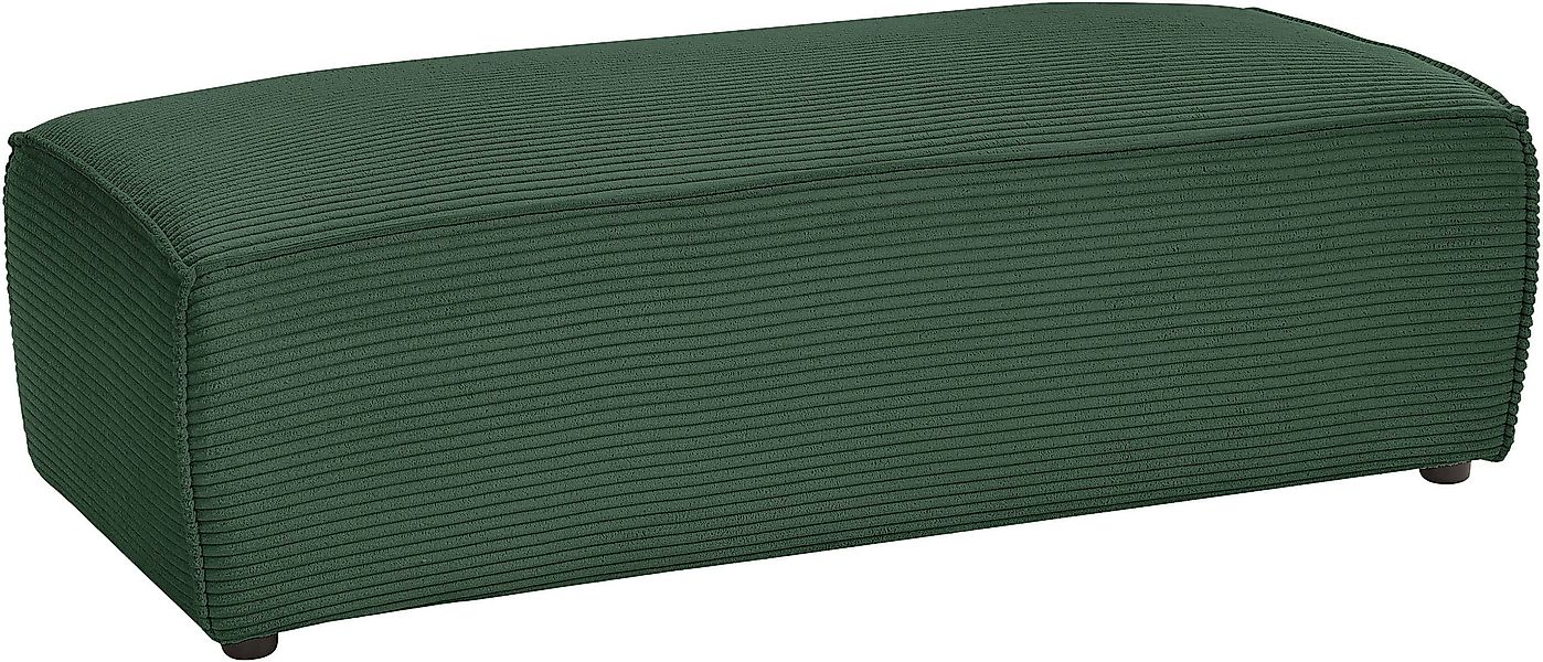 Home affaire Hocker "NEU: SHERWOOD XXL, Polsterhocker, Cord, Webstoff", rec günstig online kaufen