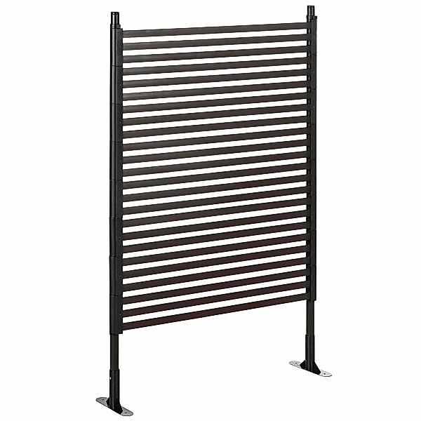 Outsunny Gartenzaun Steckzaun dekorativ 93 x 150 cm Teichzaun mit Fuß für B günstig online kaufen