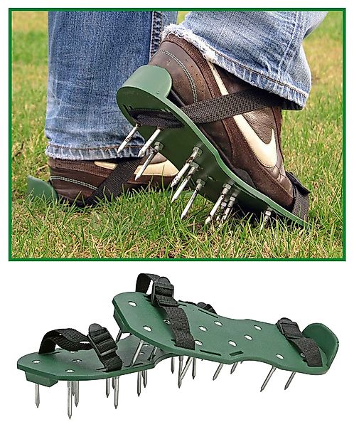 Haushalt International Rasenlüfter Rasenbelüfter-Sandalen mit 26 günstig online kaufen