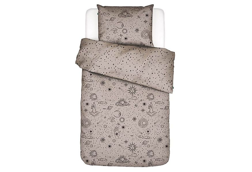 Essenza Bettwäsche That's the Spirit Taupe, Baumwolle, 2 teilig, Sternenhim günstig online kaufen