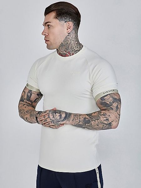Siksilk T-Shirt SikSilk Herren Ecru Tech T-Shirt günstig online kaufen