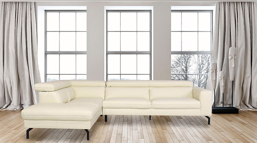 Places of Style Ecksofa »Olanta, modern und bequem, Breite 305cm, Fuß 16cm günstig online kaufen