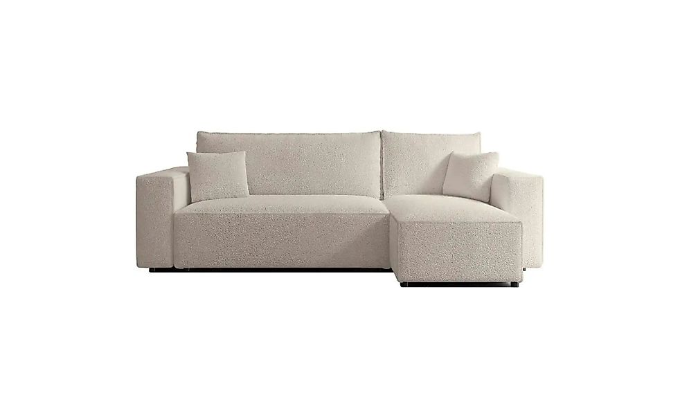 Ecksofa mit Schlaffunktion Scarlo  ¦ beige ¦ Maße (cm): B: 244 H: 83 Polste günstig online kaufen