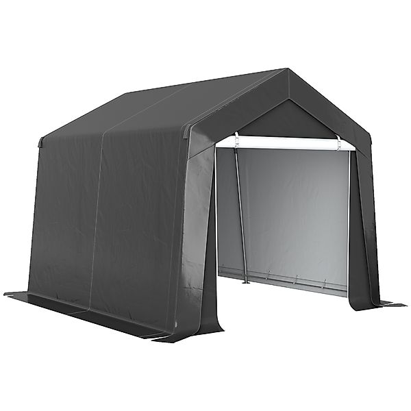 Outsunny Carport Zeltgarage 3x3 m Wasserdicht Garagenzelt mit Rolltür Belüf günstig online kaufen