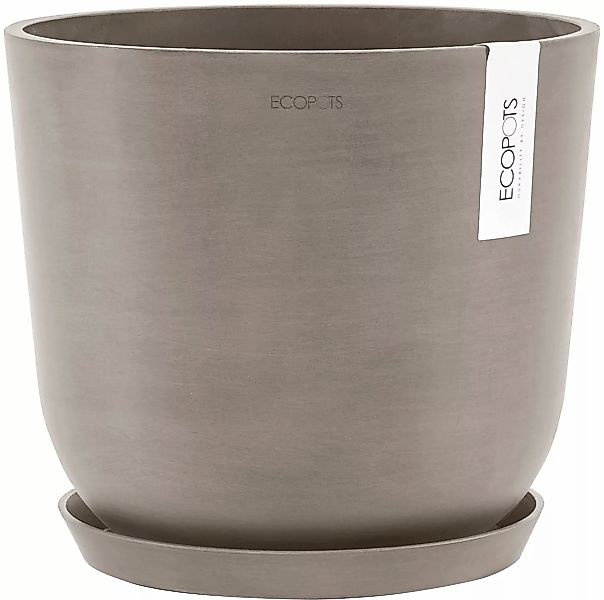 ECOPOTS Blumentopf "Oslo 25 Taupe", für innen und außen: frostsicher, bruch günstig online kaufen