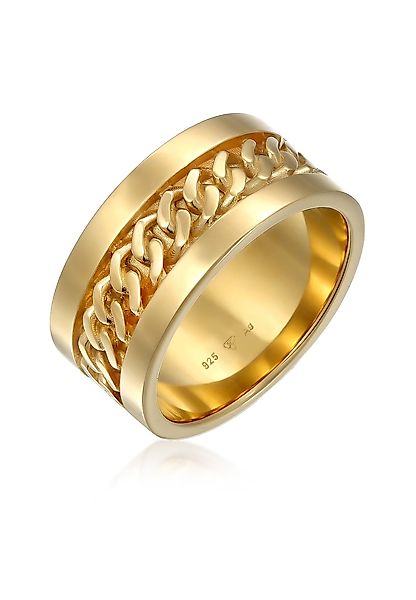 Elli Fingerring Damen Bandring Panzer Design günstig online kaufen