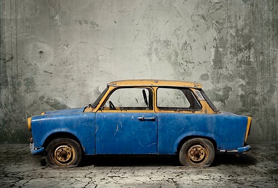 Papermoon Fototapete »Vintage rostiges Auto« günstig online kaufen