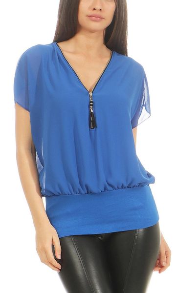 malito more than fashion Chiffonbluse 6298 günstig online kaufen