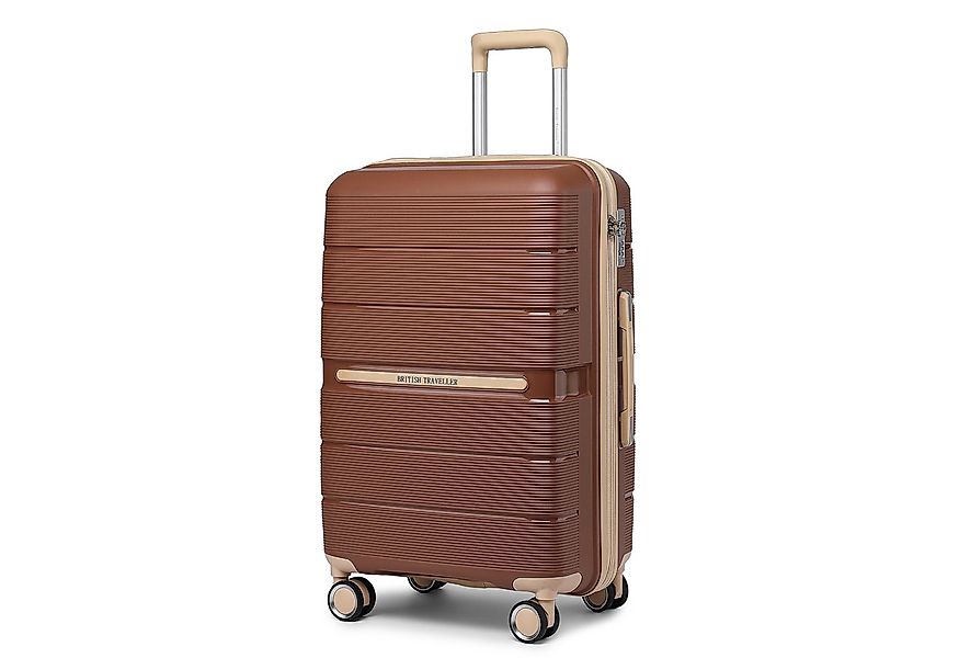 British Traveller Handgepäck-Trolley Reisekoffer Hartschalenkoffer aus 100% günstig online kaufen