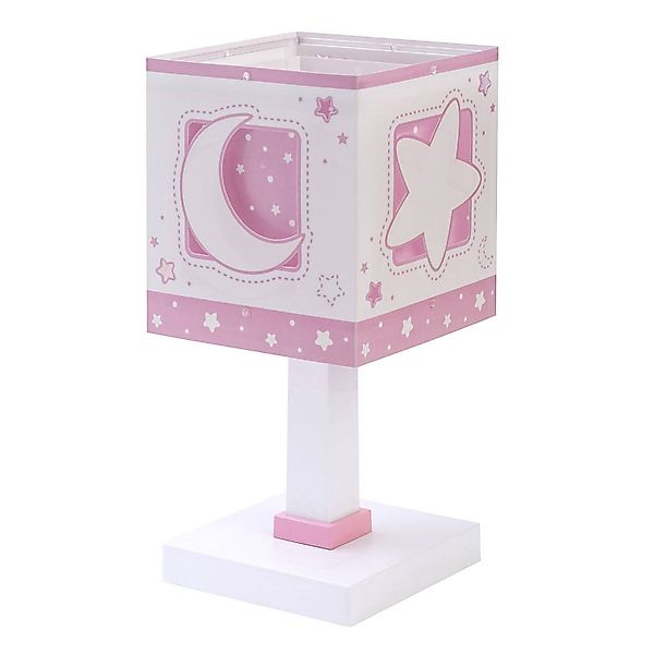 Kinder-Tischlampe Moonlight Pink, G4, Breite 14 cm günstig online kaufen