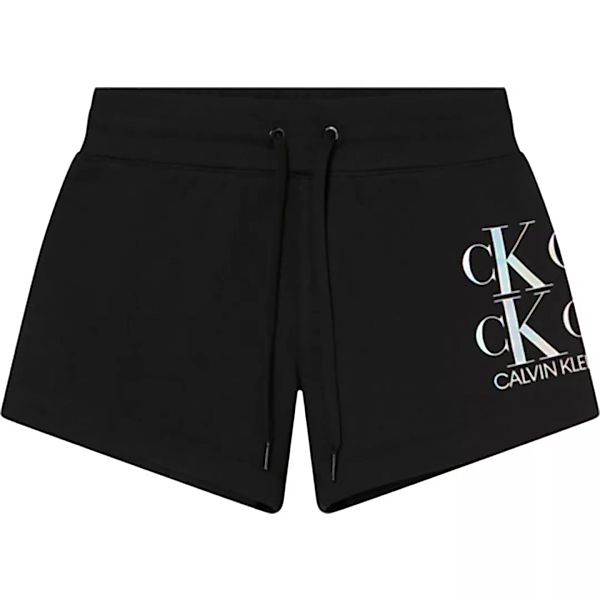 Calvin Klein Jeans Shine Logo Knit Shorts Hosen S Ck Black günstig online kaufen