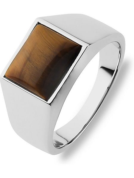 FAVS Fingerring FAVS Herren-Herrenring Edelstahl 1 Tigerauge, Tigerauge, be günstig online kaufen
