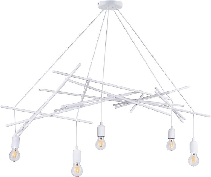 SPOT Light Pendelleuchte »GLENN«, 5 flammig, Leuchtmittel E27   ohne Leucht günstig online kaufen