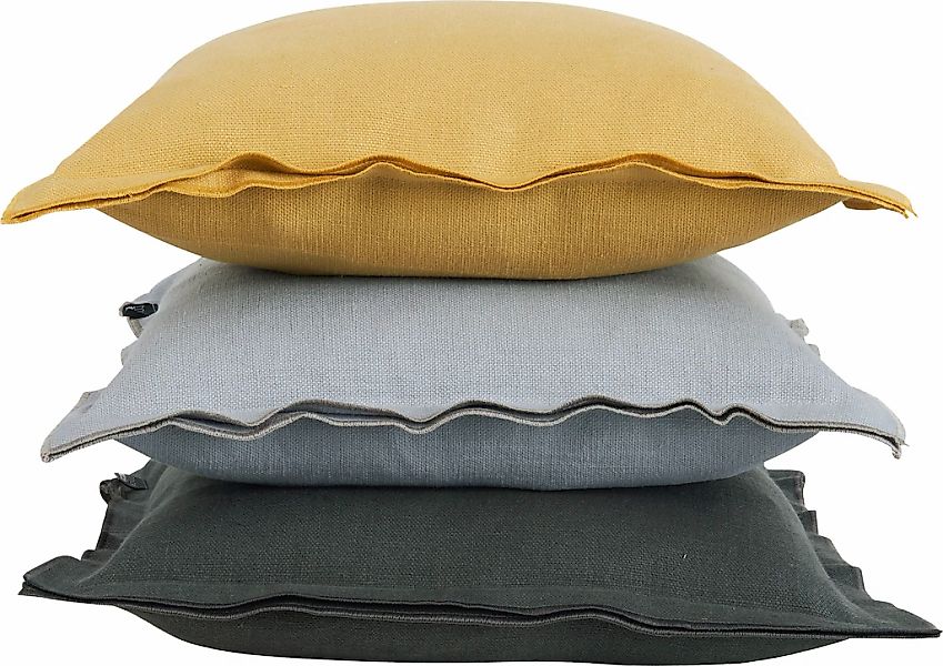 done. "Lene" unifarben, Reißverschluss, Kissenhüle ohne Füllung, 1 Stück günstig online kaufen