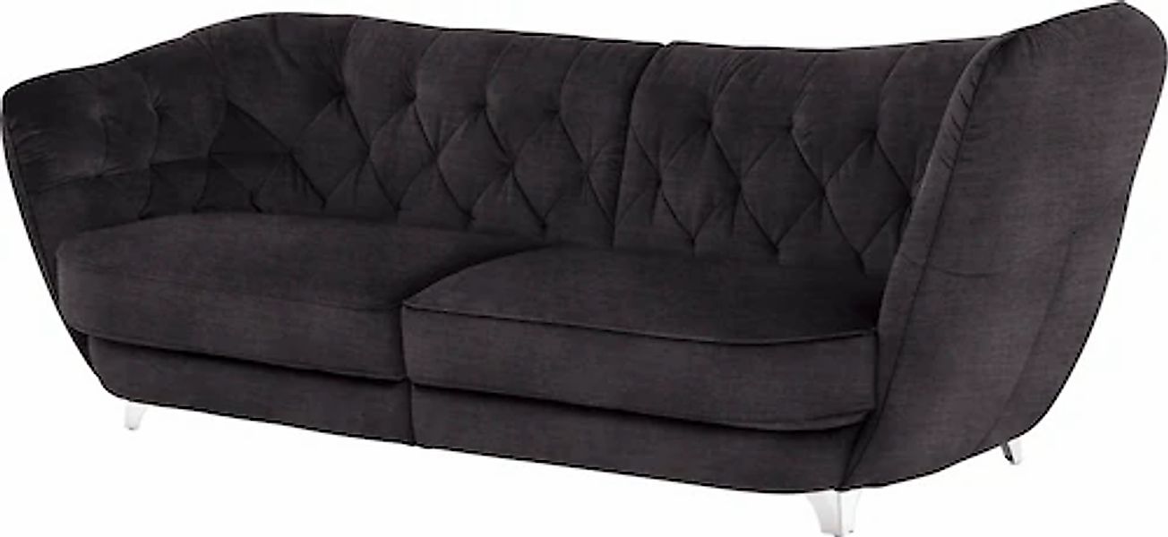 Leonique Big-Sofa »Retro«, stylischer Hochlehner günstig online kaufen