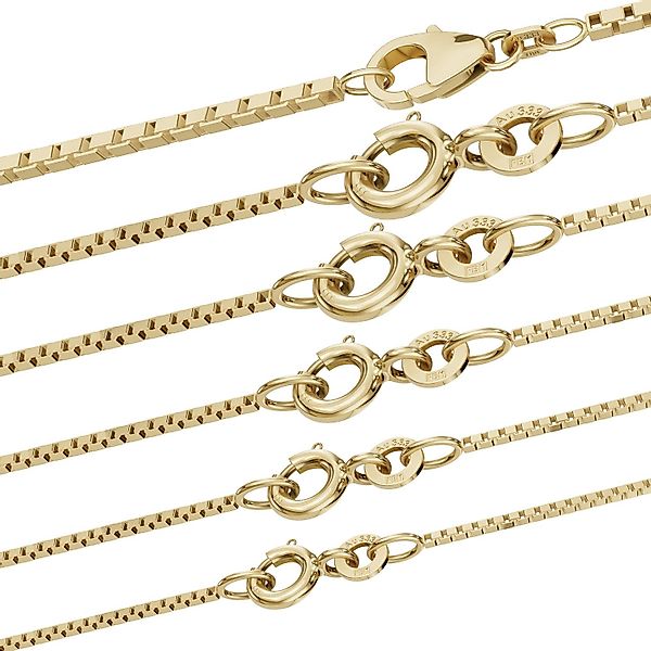 HOPLO Goldkette Goldkette Venezianerkette Länge 38cm günstig online kaufen