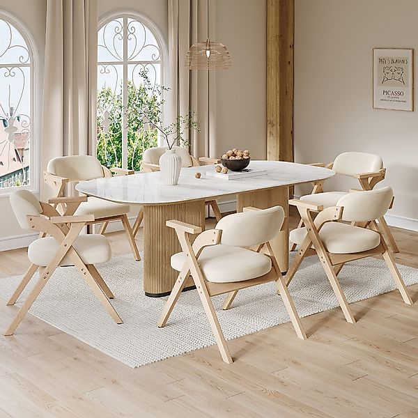 Flieks Esszimmerstuhl klappbare Polsterstühle (Gestell aus günstig online kaufen